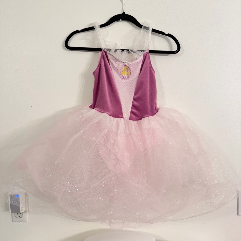 Disney Pink and White Princess Dance Costume